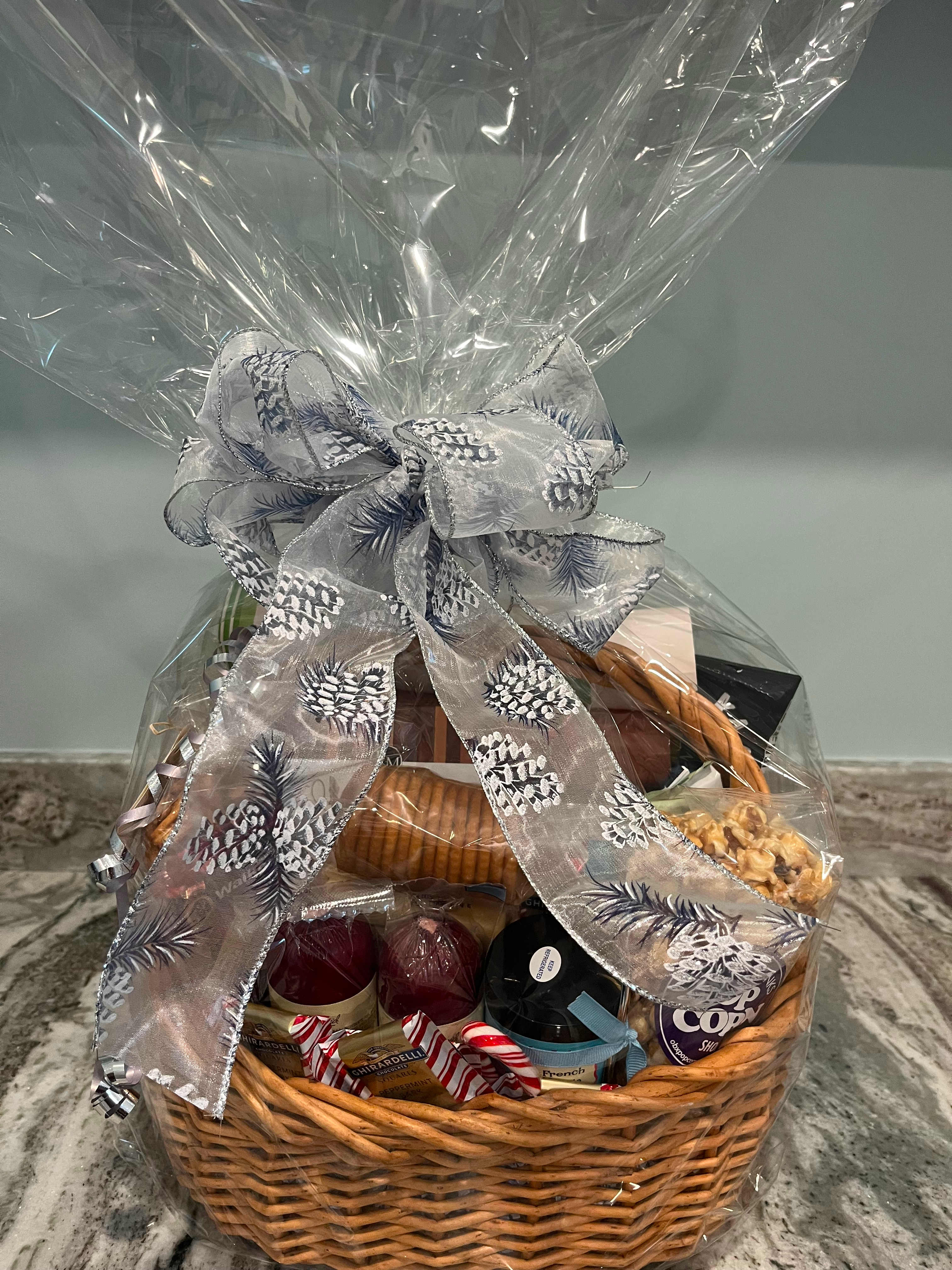 Basket Full Of Goodies For Decoration